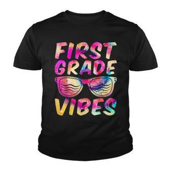 First Grade Vibes First Day Of 1St Grade Kids Back To School Youth T-shirt - Seseable
