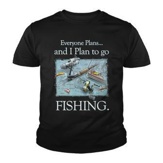 Fishing Plan To Fish Youth T-shirt - Monsterry AU