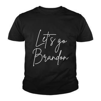 Fjb Lets Go Brandon Modern Stylish Design Youth T-shirt - Thegiftio UK