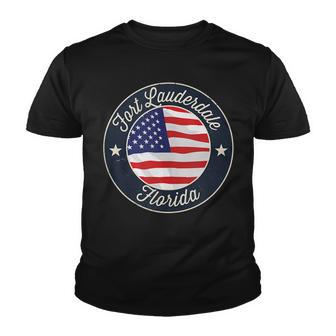 Fort Lauderdale Florida Fl Vacation Souvenir Graphic Youth T-shirt - Thegiftio UK