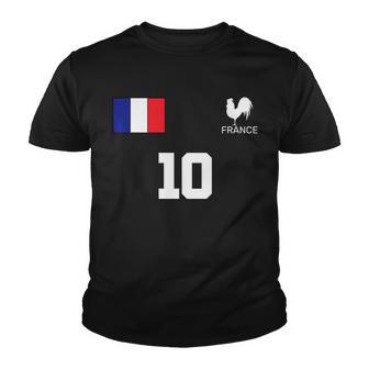 France Soccer Jersey Youth T-shirt - Monsterry