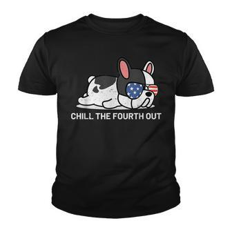 French Bulldog Funny 4Th Of July Gift For Frenchie Lover Youth T-shirt - Seseable