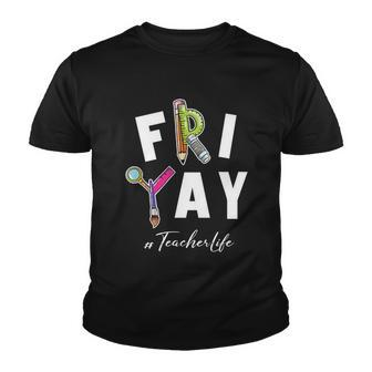 Frigiftyay Funny Teacher Life Weekend Back To School Funny Gift Meaningful Gift Youth T-shirt - Monsterry