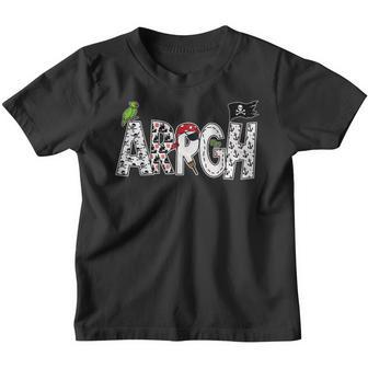 Fun Arrgh Pirate Style Pirate Costume Argh Pirate Youth T-shirt - Thegiftio UK