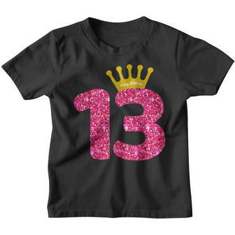 Funny 13Th Party Number 13 Year Old Girls 13Th Birthday Youth T-shirt - Thegiftio UK