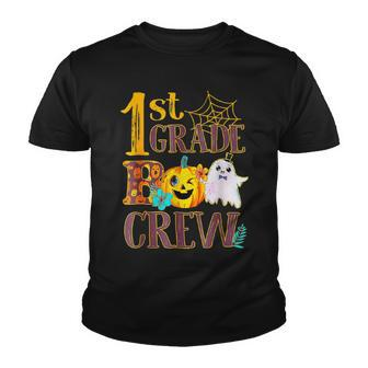 Funny 1St Grade Boo Crew Halloween Teacher Costume Youth T-shirt - Seseable