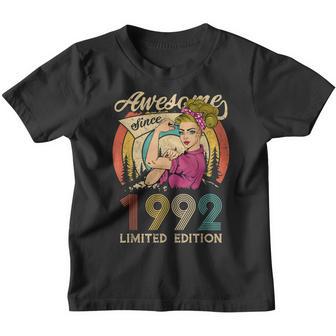 Funny 30Th Birthday For Women Vintage Best Of 1992 Youth T-shirt - Thegiftio UK