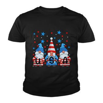 Funny 4Th Of July Gnomes Patriotic American Flag Cute Gnome Meaningful Gift Youth T-shirt - Monsterry UK