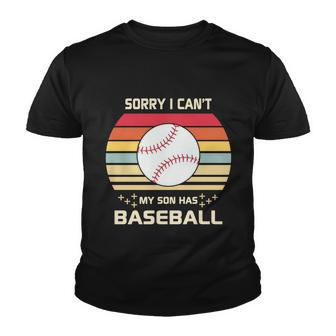 Funny Baseball Mom Funny Baseball Son Funny Baseball Quotes Retro Baseball Youth T-shirt - Monsterry DE