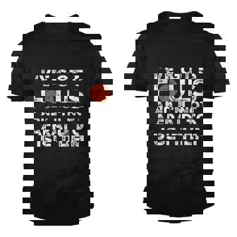 Funny Basketball Player Gift Hoops 5 Fouls Gift Youth T-shirt - Monsterry