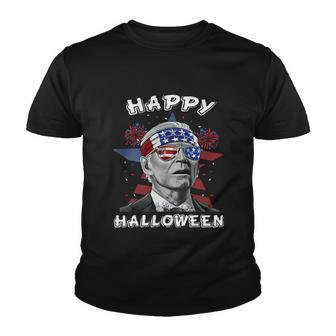 Funny Biden Happy Halloween For Independence Day Biden Jokes Graphic Design Printed Casual Daily Basic Youth T-shirt - Thegiftio UK