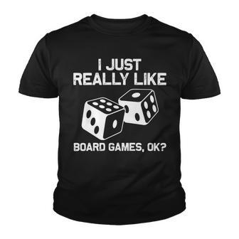 Funny Board Game Art For Men Women Dice Checker Board Play Youth T-shirt - Thegiftio UK