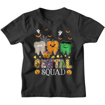 Funny Dental Spooky Squad Costume Denstist Halloween V10 Youth T-shirt - Thegiftio UK