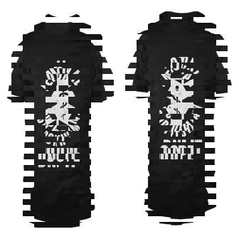 Funny Emotional Support Human Do No Pet Tshirt Youth T-shirt - Monsterry