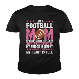 Funny Football Mom Quote Fan Youth T-shirt - Thegiftio UK