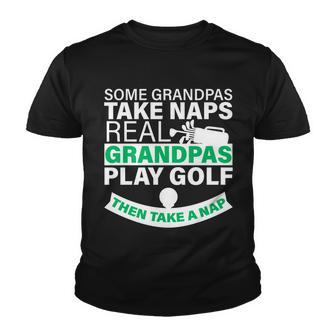 Funny Golf Grandpa Youth T-shirt - Monsterry