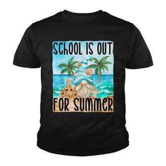 Funny Hawaiian Gnome For Women School Is Out For Summer Youth T-shirt - Thegiftio UK