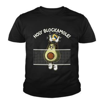 Funny Holy Blockamole Avocado Volleyball Youth T-shirt - Monsterry AU