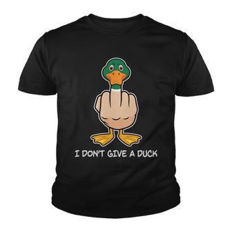 Funny I Dont Give A Duck Tshirt Youth T-shirt - Monsterry AU