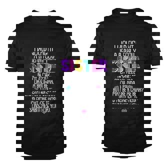 Funny I Would Fight A Bear For You Sister Youth T-shirt - Thegiftio