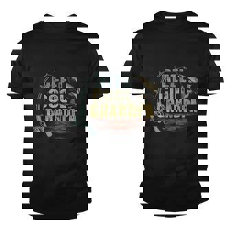 Funny Mens Funny Fishing Gift Vintage Reel Cool Grandpa Gift Youth T-shirt - Monsterry
