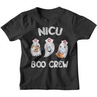 Funny Nicu Boo Crew Nurse Rn Halloween Youth T-shirt - Thegiftio UK