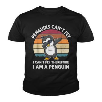 Funny Penguin Lover Penguins Cant Fly Im A Penguin Quotes Youth T-shirt - Thegiftio UK