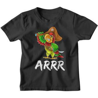 Funny Pirate Parrot With Sabre Halloween Costume Youth T-shirt - Thegiftio UK