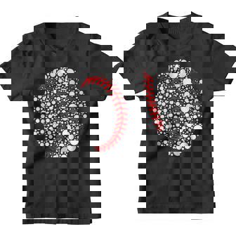 Funny Polka Dot Baseball Lover Player International Dot Day V2 Youth T-shirt - Thegiftio UK