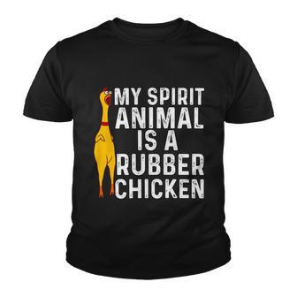Funny Rubber Chicken Gift Men Women Rubber Chicken Costume Gift Youth T-shirt - Monsterry