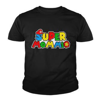 Funny Super Mommio Mothers Day Gamer Tshirt Youth T-shirt - Monsterry CA