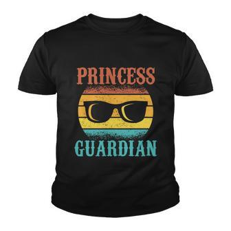 Funny Tee For Fathers Day Princess Guardian Of Daughters Cool Gift Youth T-shirt - Monsterry UK