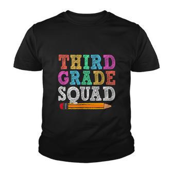 Funny Third Grade Squad 3Rd Grade Back To School Youth T-shirt - Monsterry DE