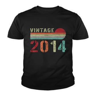 Funny Vintage 2014 Gift Funny 8 Years Old Boys And Girls 8Th Birthday Gift Youth T-shirt - Monsterry