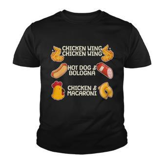 Funny Viral Chicken Wing Song Meme Youth T-shirt - Monsterry UK