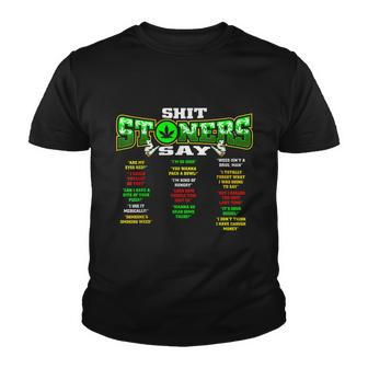 Funny Weed 420 Pot Smoker Stoner Humor Cannabis Gift Tshirt Youth T-shirt - Monsterry CA