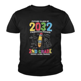 Future Class Of 2032 2Nd Grade Back To School Youth T-shirt - Monsterry DE