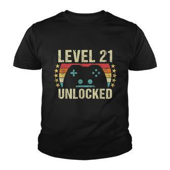 Gaming Vintage 21St Birthday Gift 21 Year Old Boy Girl Gamer Youth T-shirt - Monsterry UK