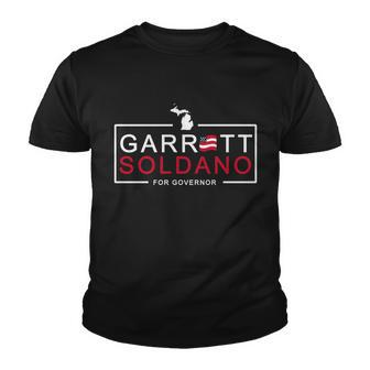 Garret Soldano For Governor Election Youth T-shirt - Monsterry UK
