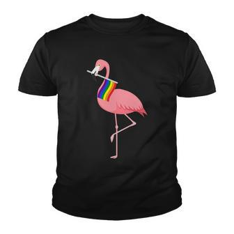 Gay Flamingo Tshirt Youth T-shirt - Monsterry