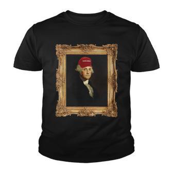 George Washington Make America Portrait Youth T-shirt - Monsterry