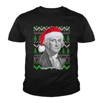 George Washington Ugly Christmas Sweater Tshirt Youth T-shirt - Monsterry AU