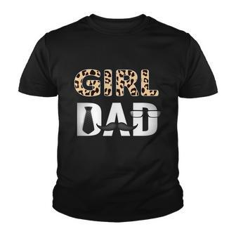 Girl Dad Funny Fathers Day Gift From Wife Daughter Baby Girl Gift Youth T-shirt - Monsterry