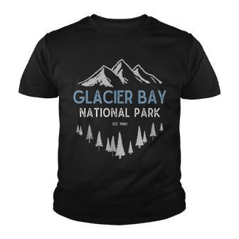 Glacier Bay National Park Vintage Alaska Youth T-shirt - Thegiftio UK