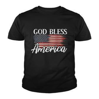 God Bless America 4Th Of July Patriotic Usa Great Gift Youth T-shirt - Monsterry CA