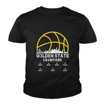 Golden 2022 Basketball For Warriors Youth T-shirt - Monsterry