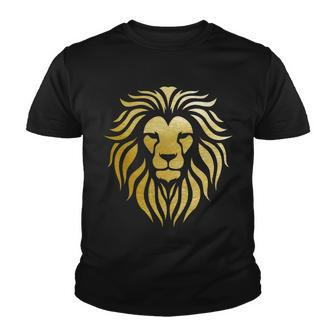 Golden King Lion Tshirt Youth T-shirt - Monsterry DE