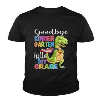 Goodbye Kindergarten Hello 1St Grade Graduation Last Day Youth T-shirt - Thegiftio UK