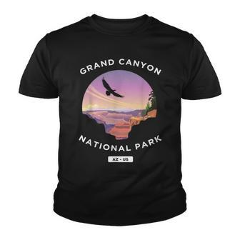 Grand Canyon Arizona Us National Park Travel Hiking Youth T-shirt - Seseable
