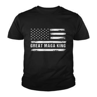 Great Maga King Pro Trump 2024 Meaningful Gift Youth T-shirt - Monsterry